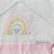 Toalha de Banho Plush Capuz Arco Iris - Minha Casa Baby - Imagem 2