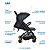 Carrinho de Bebê Zap Black e Bebê Conforto Touring X CZ Bege - Imagem 4