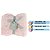 Cobertor Plush com Sherpa Ferrete Rosa Bebê - Laço Bebê - Imagem 2