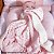 Cobertor Plush com Sherpa Dots Rosa Baby - Laço Bebê - Imagem 10