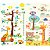 Tapete Infantil Dupla Face Zoo 150×200×0,5 cm — Shiny Toys - Imagem 1