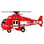 Helicóptero De Resgate Vermelho 1:16 - Shiny Toys - Imagem 2