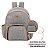 Mochila Maternidade York Cinza - Hug - Imagem 4
