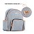 Mochila Maternidade York Cinza - Hug - Imagem 6