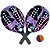 Kit Raquete e Bolinha Beach Tennis BT100 Lilás - Bel Fix - Imagem 1