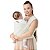 Canguru de Pano Sling Branco Cupuaçu - Yogi Baby - Imagem 2