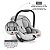 Bebê Conforto (0-13 kg) Cinza Mesclado Claro - Litet - Imagem 5