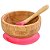 Kit Tigela de Bambu com Ventosa Rosa e Azul - Turminha Guará - Imagem 2