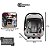 Kit Bebê Conforto (0-13 kg) Cinza Mesclado com Base  - Litet - Imagem 5