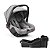 Kit Bebê Conforto (0-13 kg) Cinza Mesclado com Base  - Litet - Imagem 1
