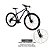Bicicleta Vulcan HDS Aro 29 Azul Freios Logan HDM500 - Caloi - Imagem 5