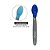 Colher Smart Silicone Ergonômica Termo Azul - Clingo - Imagem 3