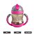 Copo Easy com Alça Válvula Canudo Rosa - Clingo - Imagem 2