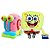 Kit Pelúcia Bob Esponja e Gary Caracol - Multikids - Imagem 1