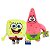 Kit Pelúcia Bob Esponja e Patrick Estrela - Multikids - Imagem 1