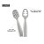 Kit Colheres de Treinamento Cinza - Buba - Imagem 4
