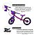 Bicicleta Balance Infantil Bike Feminina 3 Aro 12 e Capacete - Imagem 4