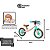 Kit Bicicleta Balance Infantil Bike Love 2 Aro 12 e Capacete - Imagem 6