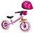 Kit Bicicleta Balance Infantil Princesas Aro 12 E Capacete - Imagem 1