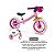 Kit Bicicleta Balance Infantil Princesas Aro 12 E Capacete - Imagem 4