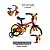 Kit Bicicleta Infantil Mickey Aro 12 Com Rodinhas E Capacete - Imagem 2