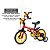 Kit Bicicleta Infantil Mickey Aro 12 Com Rodinhas E Capacete - Imagem 5