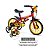 Kit Bicicleta Infantil Mickey Aro 12 Com Rodinhas E Capacete - Imagem 6
