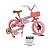 Bicicleta Infantil Princy Aro 12 Rosa e Dourado e Capacete - Imagem 4