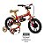 Bicicleta Infantil Hero Boy Aro 12 VM e Dourado e Capacete - Imagem 6