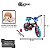 Kit Bicicleta Infantil Sonic Aro 12 Preto e Azul e Capacete - Imagem 7