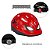 Bicicleta Infantil Aro 12 Com Rodinhas Fireman E Capacete - Imagem 9