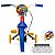 Bicicleta Infantil Aro 12 Com Rodinhas Fireman E Capacete - Imagem 6