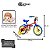 Bicicleta Infantil Aro 12 Com Rodinhas Fireman E Capacete - Imagem 7
