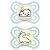 Chupeta Dupla Perfect Night Urso E Dinossauro (0-6m) - Mam - Imagem 1