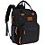 Mochila Maternidade Laço Bebê Alice Preto - Imagem 1
