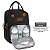 Mochila Maternidade Laço Bebê Alice Preto - Imagem 4