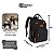 Mochila Maternidade Laço Bebê Alice Preto - Imagem 8