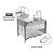 Berço Desmontável Multikids Baby DayDream Cinza até 15 kg - Imagem 3