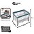 Berço Desmontável Multikids Baby DayDream Azul até 15 kg - Imagem 8