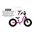 Bicicleta Balance Infantil Nathor Aro 12 Raiada 2 Rosa - Imagem 3