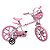 Bicicleta Infantil Bandeirante Aro 14 Hello Kitty Rosa - Imagem 1