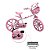 Bicicleta Infantil Bandeirante Aro 14 Hello Kitty Rosa - Imagem 5