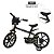 Bicicleta Infantil Bandeirante Aro 14 Batman Preto - Imagem 3