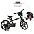 Bicicleta Infantil Bandeirante Aro 14 Batman Preto - Imagem 4