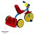 Triciclo Infantil Bandeirante Bandy Com Carenagem Azul - Imagem 5