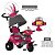 Triciclo Infantil Velobaby Bandeirante Reclinável Com Capota - Imagem 6