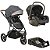 Carrinho De Bebê Trek Com Bebê Conforto e Base Kiddo - Imagem 1