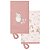Kit Com 2 Babinhas Hug Coruja Floresta Magia Rosa - Imagem 1