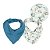 Kit Com 2 Babadores Bandana Hug Espacial Azul Nimbus - Imagem 2