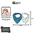 Kit Com 2 Babadores Bandana Hug Espacial Azul Nimbus - Imagem 5